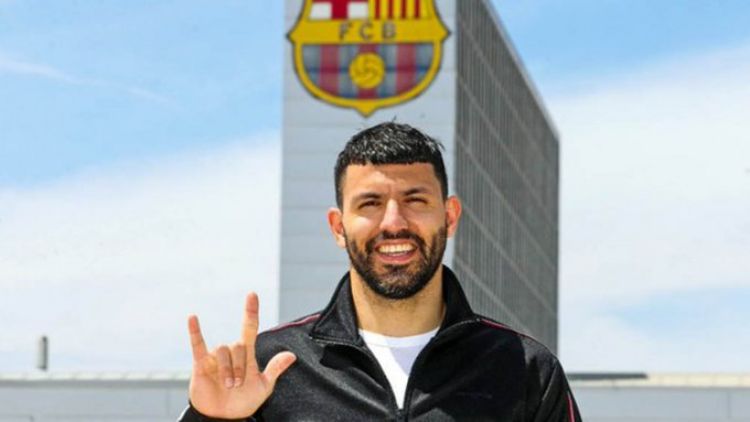 Sergio Agüero podría debutar el domingo en Barcelona ante la Juventus