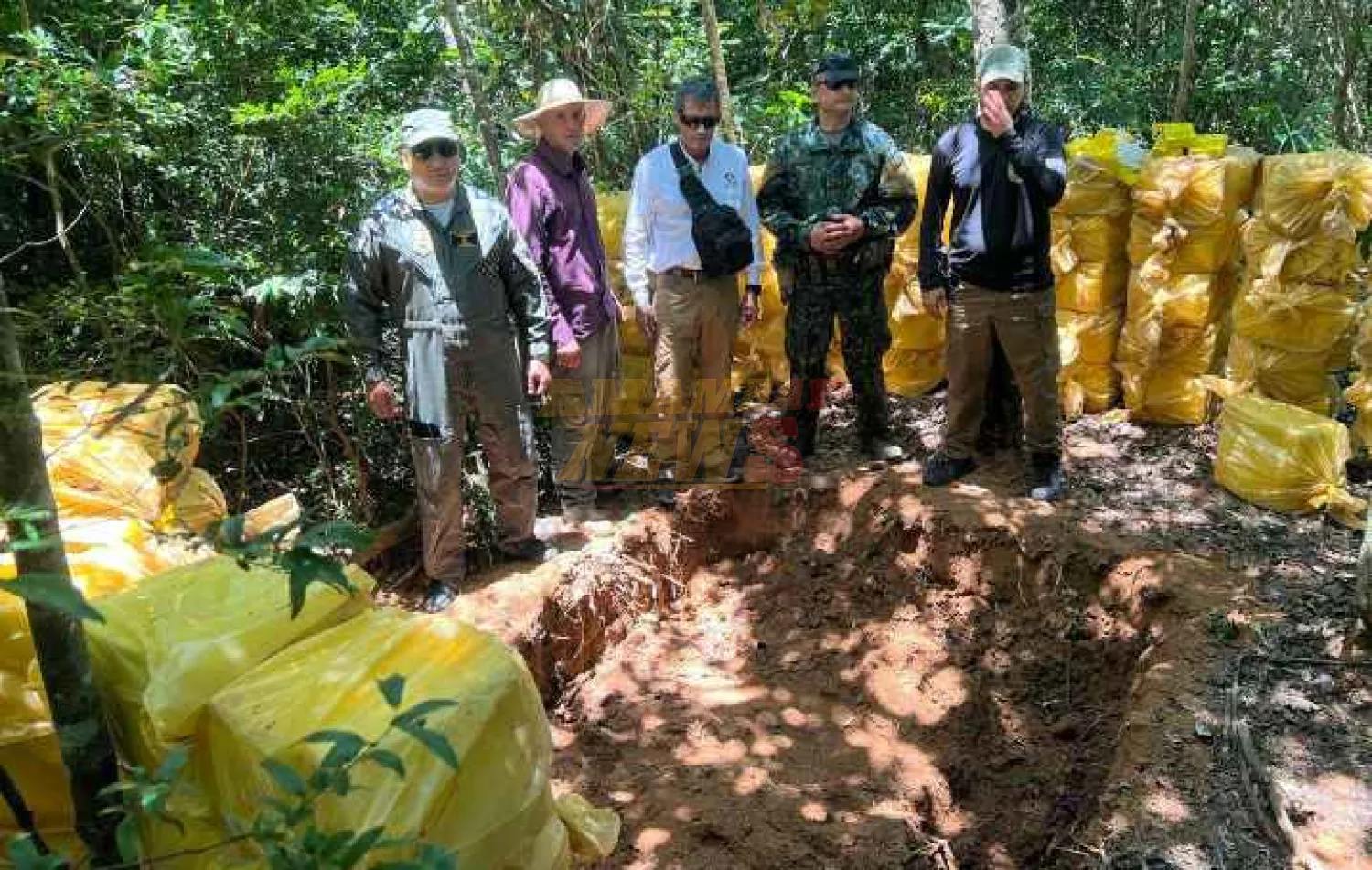 Yby Yaú: allanan inmueble rural y destruyen más de 7 toneladas de marihuana