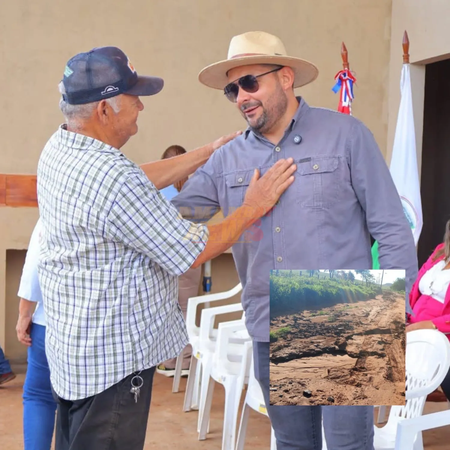 VIDEO: Pobladores denuncian inacción de intendente para  arreglo de camino en la Colonia Santa Clara