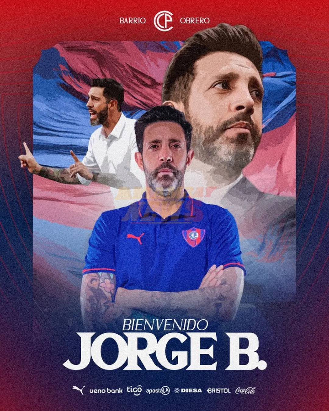 Cerro Porteño da la bienvenida a Jorge Bava
