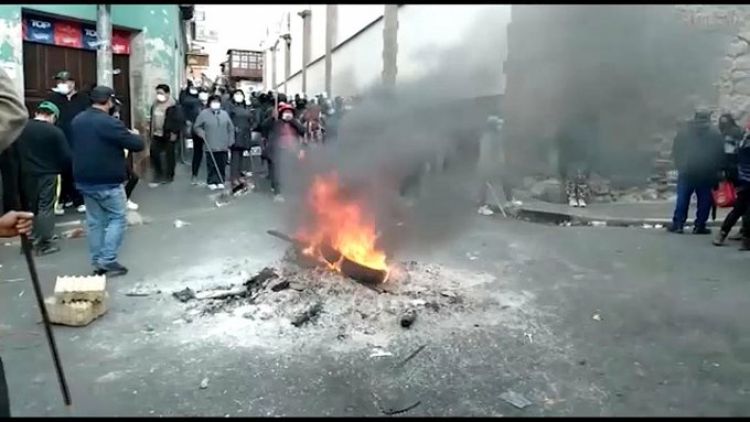 Un muerto en la huelga general de Bolivia