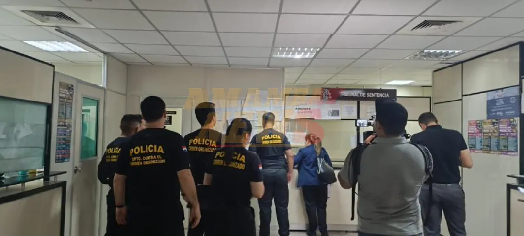 Fiscal allanó el Palacio de Justicia de Luque