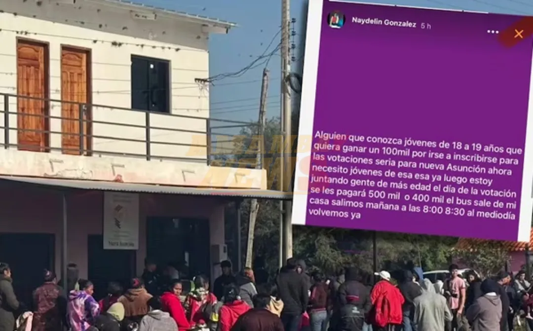 Denuncian 1.100 inscripciones en cinco días en Nueva Asunción
