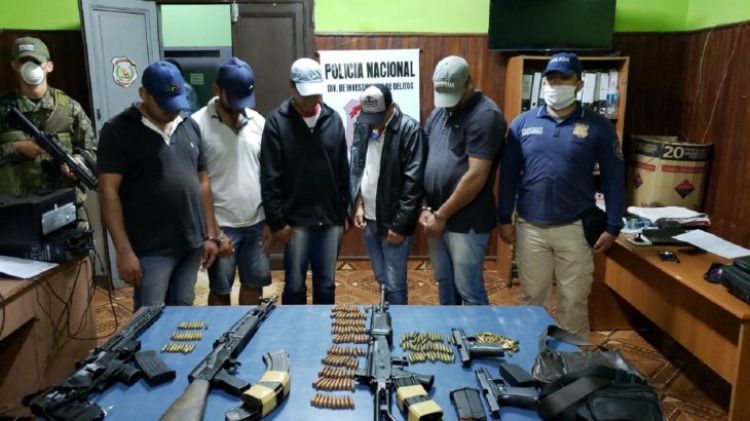 Armas de detenidos se utilizaron en múltiples crímenes en Amambay