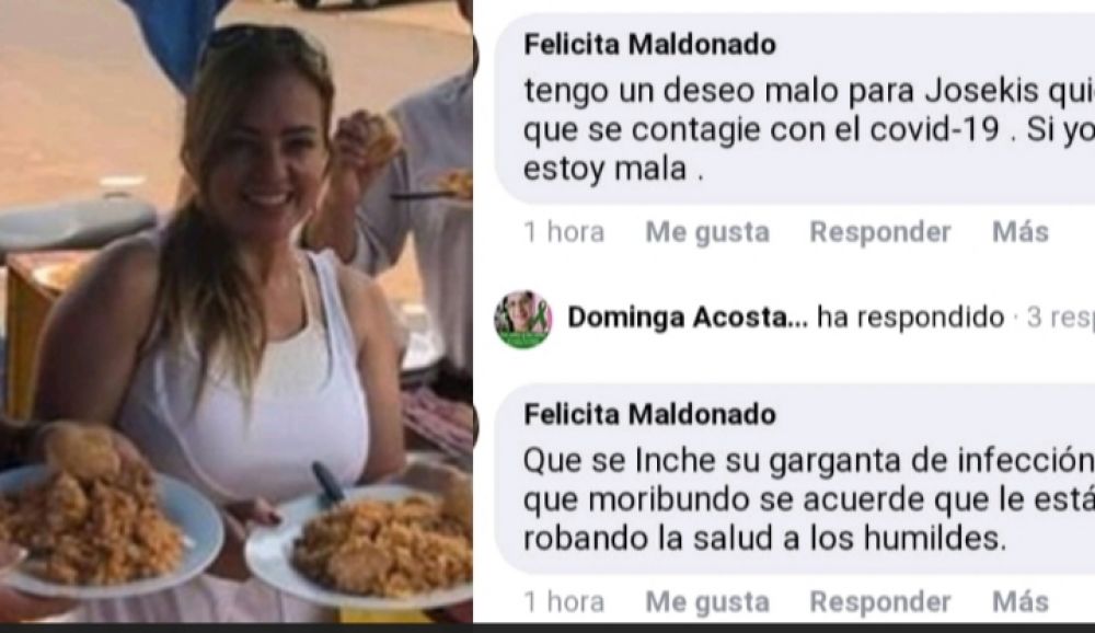 Maldad: Felicita Maldonado desea terrible enfermedad al intendente José Carlos Acevedo