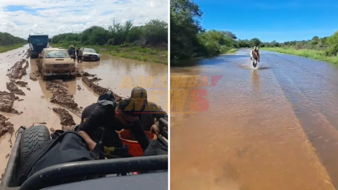 Incesante lluvia en el Chaco deja a trabajadores varados más de 10 días