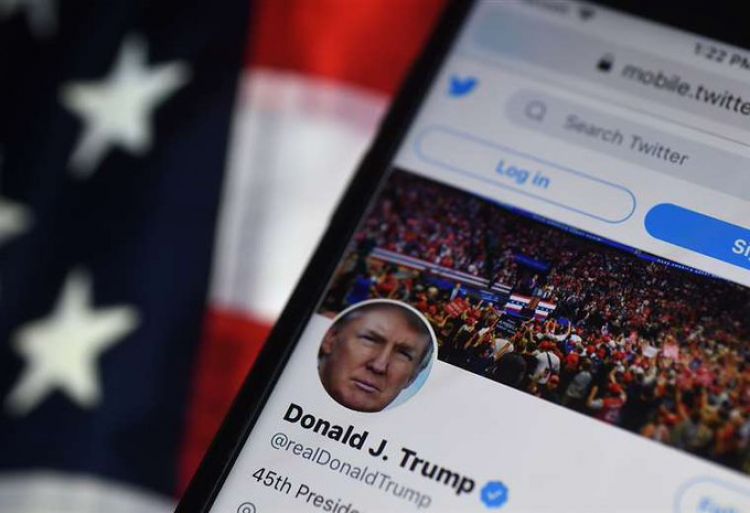 Twitter anunció suspensión permanente de la cuenta de Donald Trump tras asalto al Capitolio