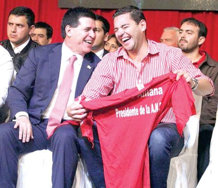 Alliana afirma que Cartes será el nuevo presidente del Partido Colorado