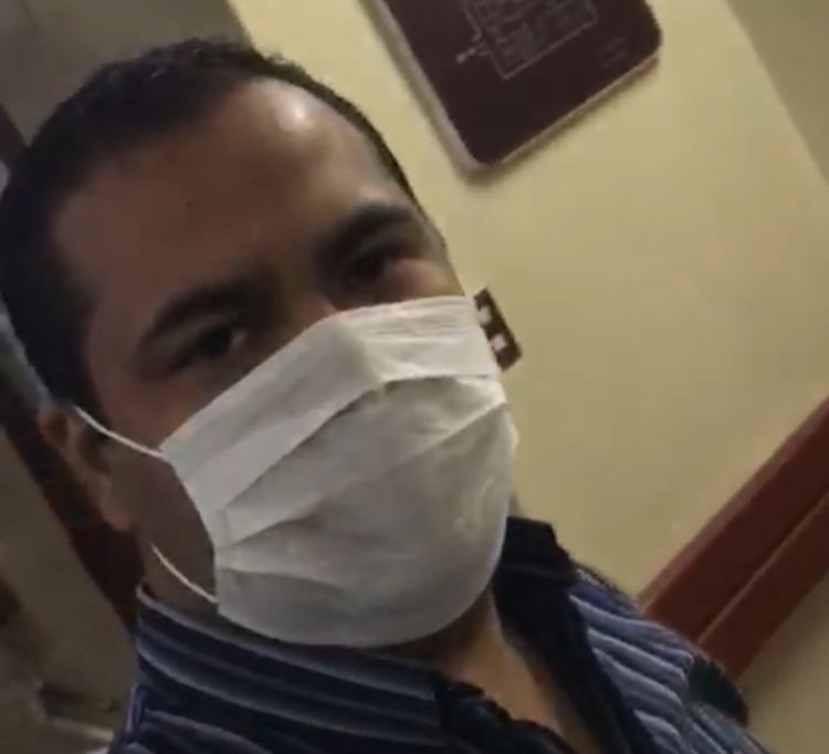 Pochó viola protocolo del coronavirus en hospital y se expone a contagio en Pedro Juan