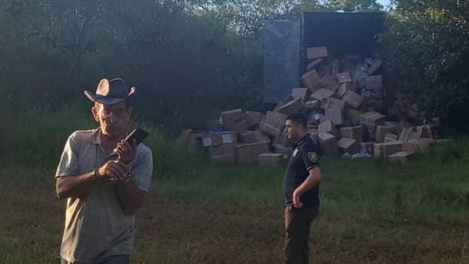 Piratas del asfalto atacan camión transportador de mercaderías en Alto Paraná