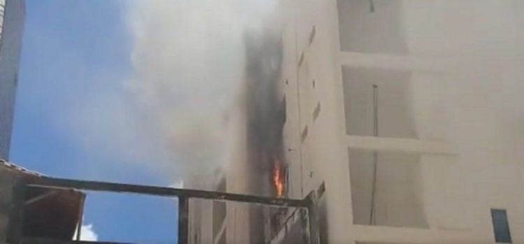 Vicepresidencia registra principio de incendio en un piso