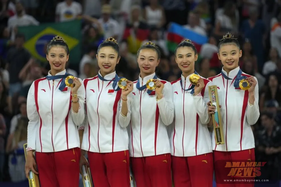 China es el primer país no europeo en ganar el oro en gimnasia rítmica en unos JJ.OO.