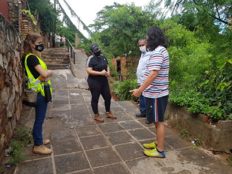 Chacarita: familias afectadas por deslizamientos serán trasladadas a otro sitio