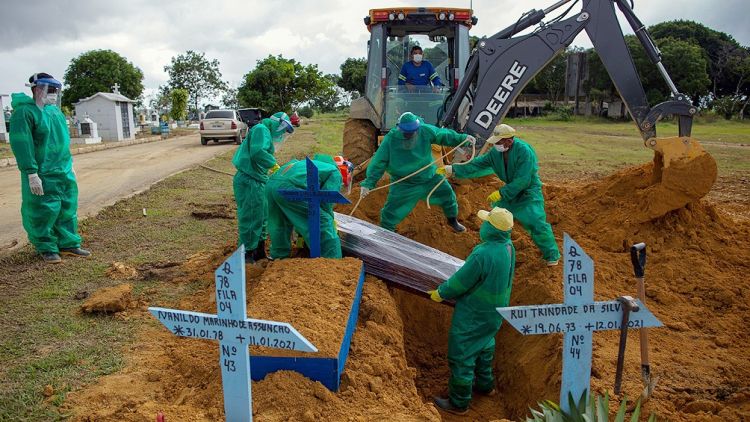 Covid-19: Brasil registra 373 muertes en 24 horas