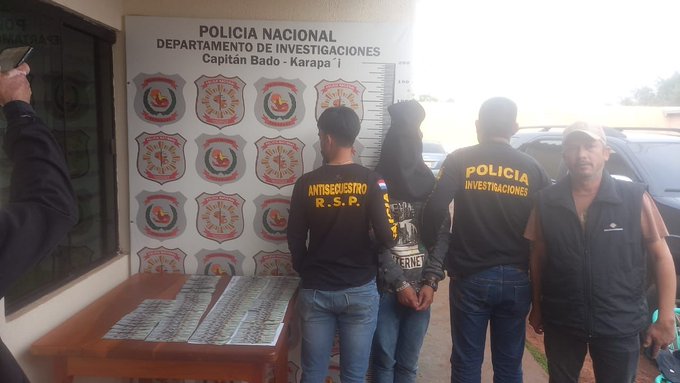 Adolescente de 16 años intentó cambiar USD 10 mil, producto de un presunto «secuestro exprés» en Capitán Bado