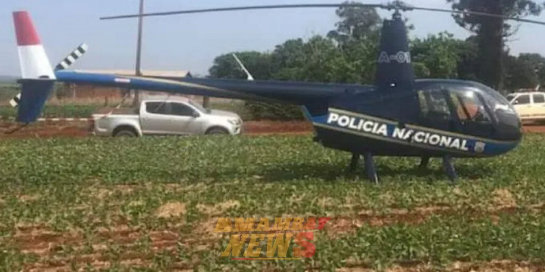 Helicóptero policial se une en la búsqueda del secuestrado en Mbaracayú