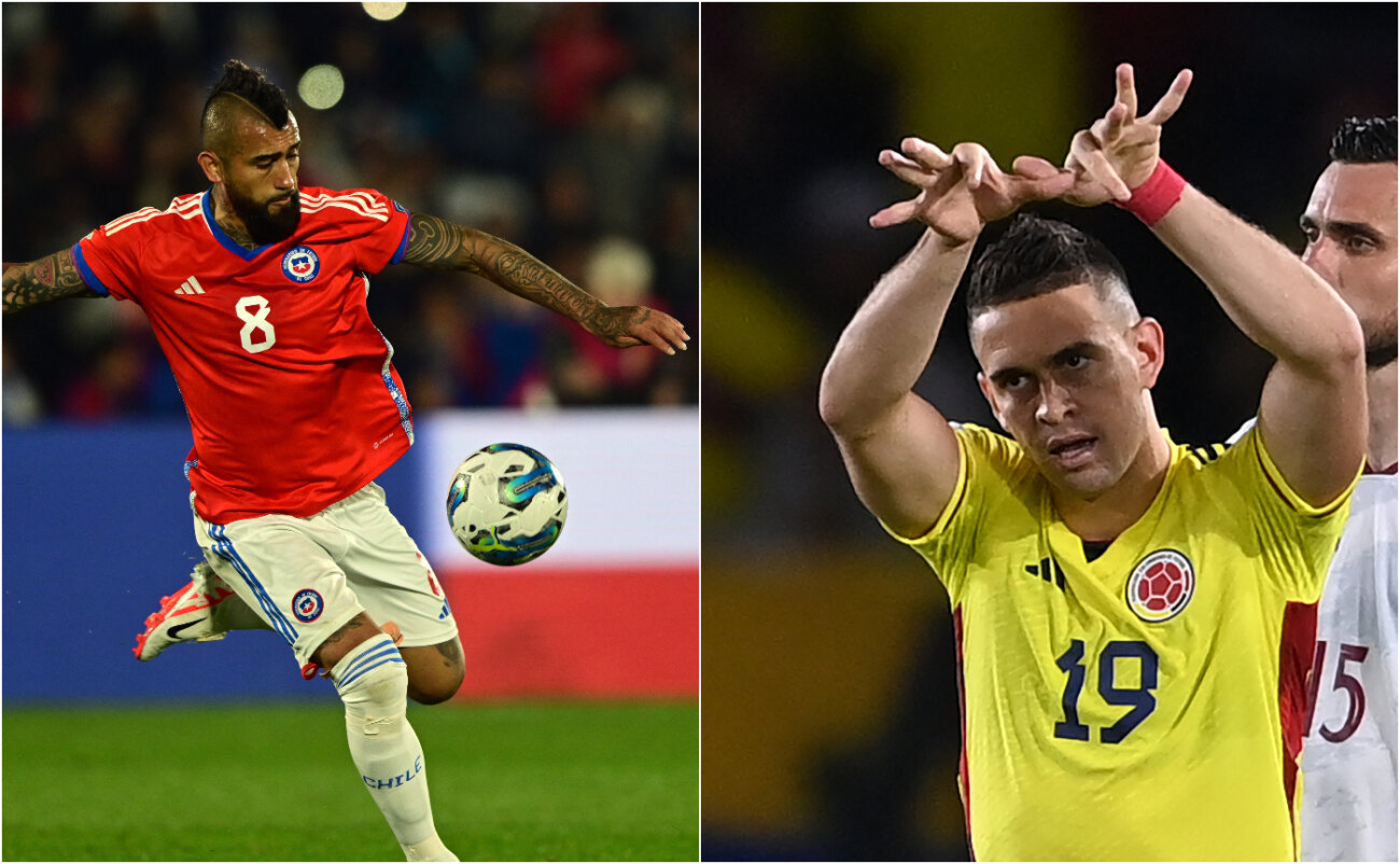 Un Chile en pleno recambio recibe a Colombia, que quiere el liderato de las Eliminatorias
