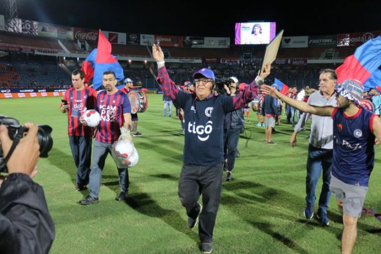 La leyenda viviente del Ciclón, "Nino" Arrúa, cumple 72 años