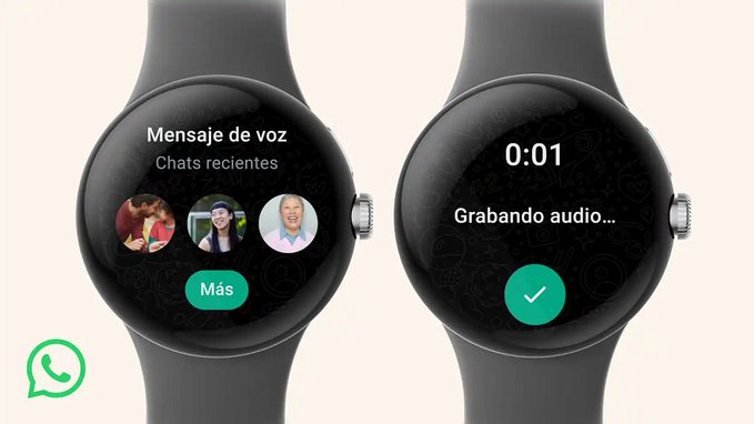 WhatsApp, ahora también en la muñeca: app llega a relojes con Wear OS