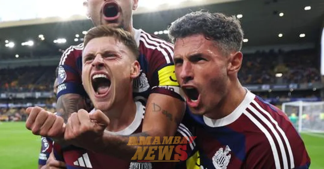 Newcastle supera al Wolverhampton con dos golazos