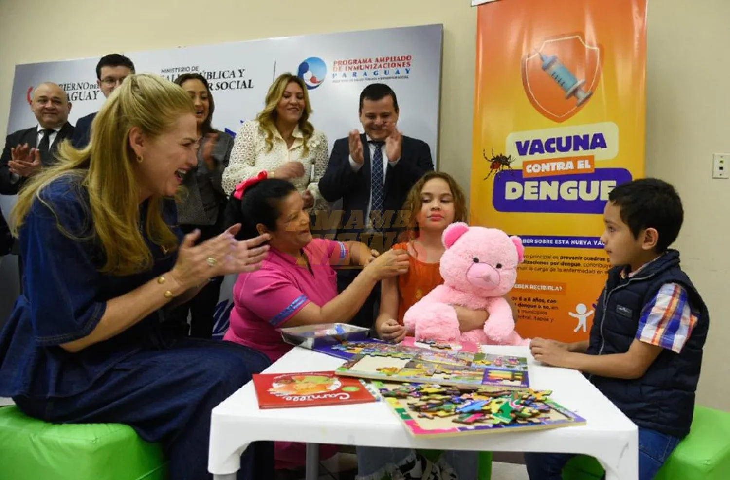 Paraguay inicia campaña de vacunación contra el dengue para niños de 6 a 8 años de edad