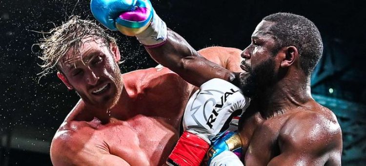 Mayweather dominó la pelea contra el youtuber Logan Paul