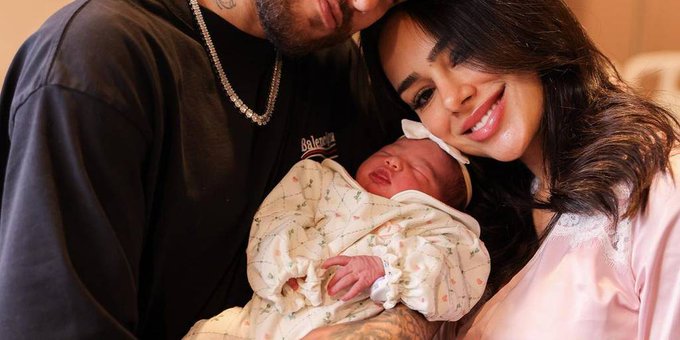 “Llegó a completarnos”: Neymar compartió la emoción de recibir a su hija