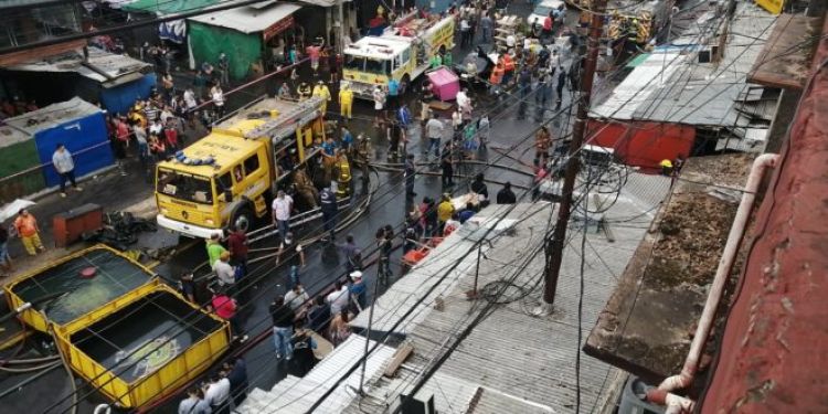 Se reavivó el fuego en el Mercado 4 de Asunción