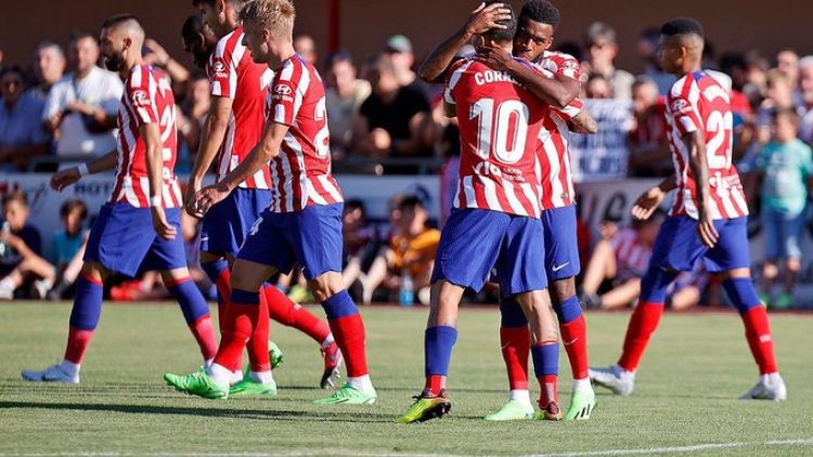 Atlético de Madrid golea en su primer amistoso