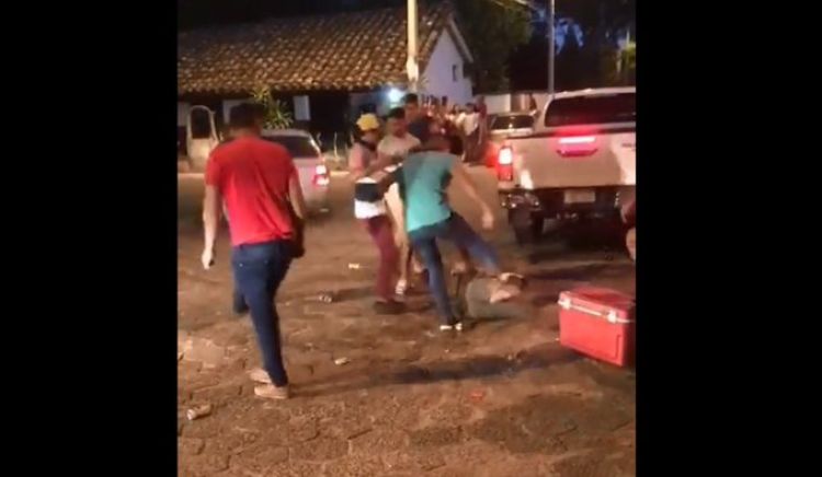 Festejos de Navidad a golpes en Pilar