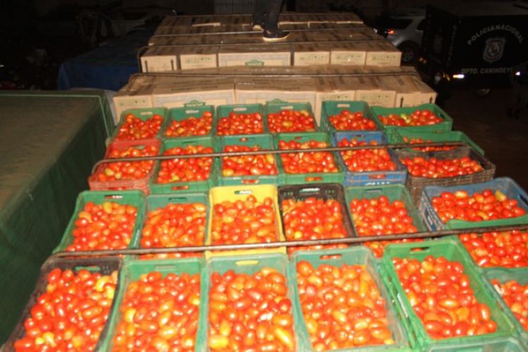 Incautan 30 toneladas de productos de contrabando en Canindeyú