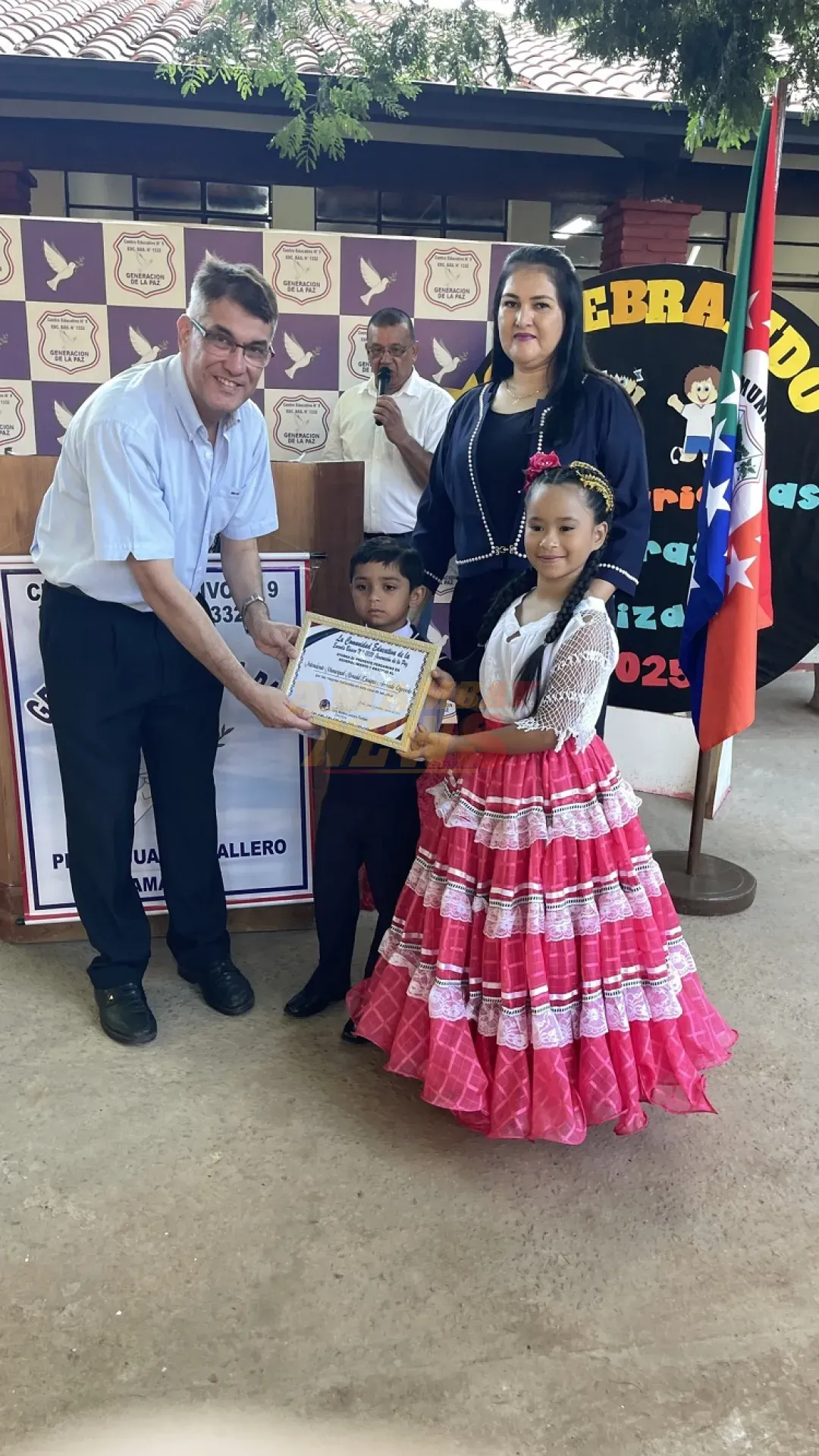 Municipalidad de PJC inaugura 4 salas de aulas, dirección y secretaria en la Escuela Generación de la Paz