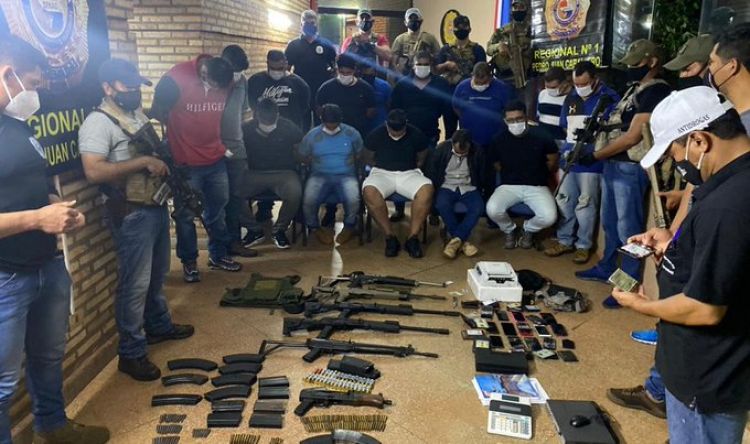 Miembros del PCC fueron capturados en el patio de Seccional Colorada de Pedro Juan Caballero
