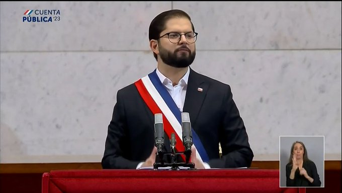Boric da su informe de gestión en el Congreso: «Las urgencias del pueblo deben ser las del Gobierno»