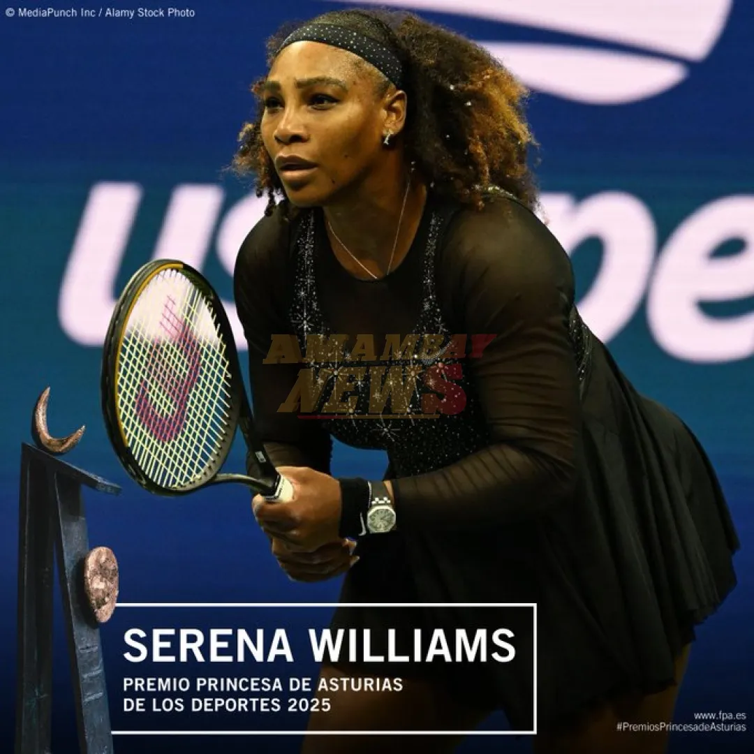 La legendaria tenista Serena Williams gana el Premio Princesa de Asturias de los Deportes