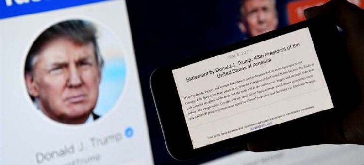 Trump dice que la suspensión de Facebook es un insulto a sus 75 millones de votantes