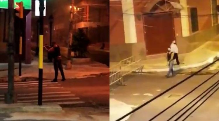 Hombre armado efectuó disparos contra manifestantes en inmediaciones de la ANR