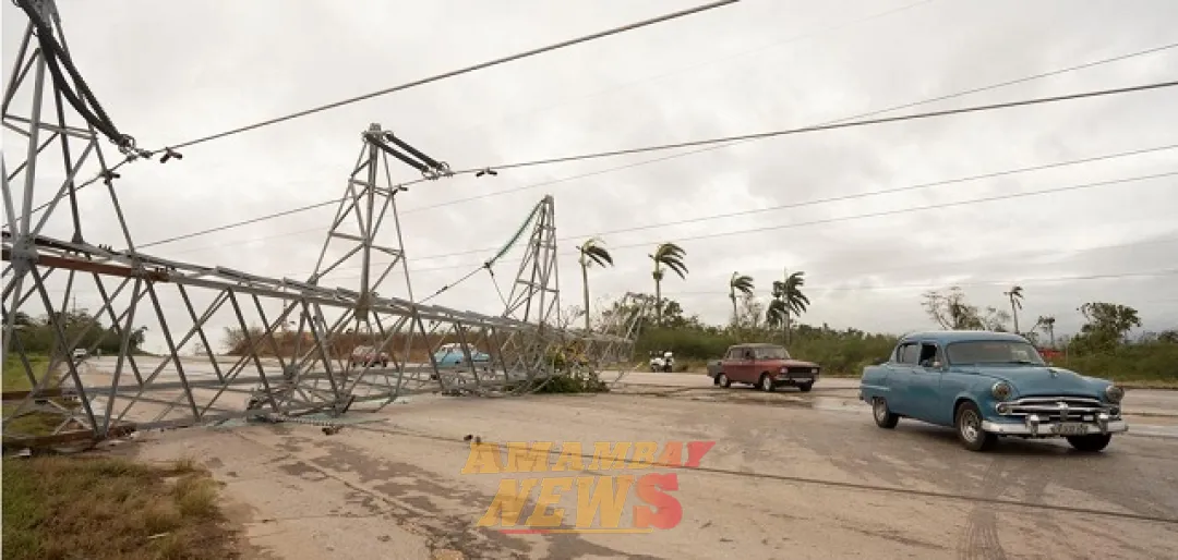 Apagón y fallos en agua y telecomunicaciones tras huracán en Cuba