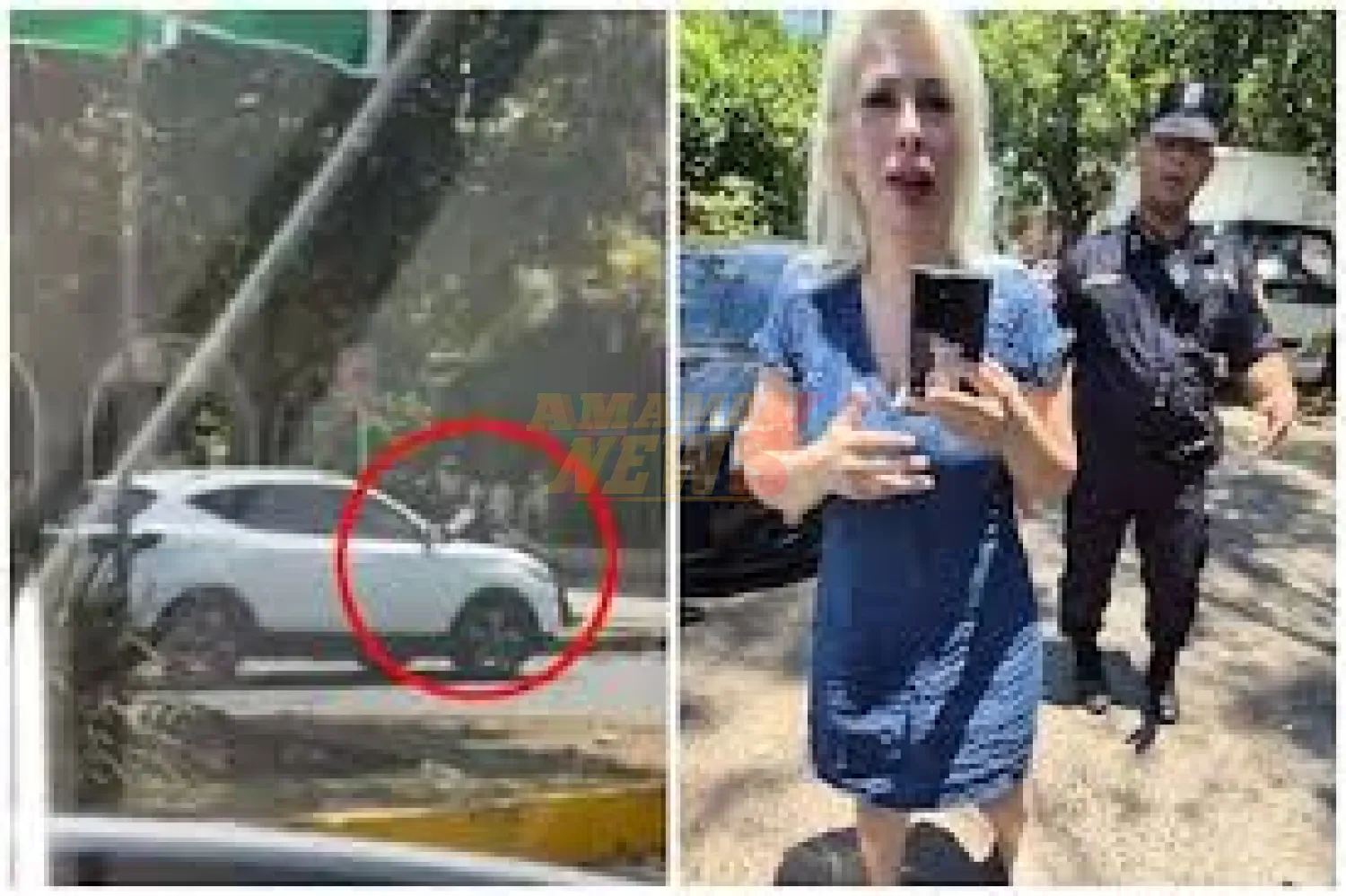 Fiscala imputa a conductora de camioneta que arrastró a policía sobre el capó