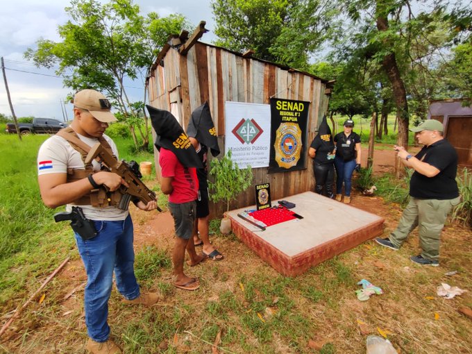 Detienen a miembros de red de distribuidores de cocaína en Cambyretá