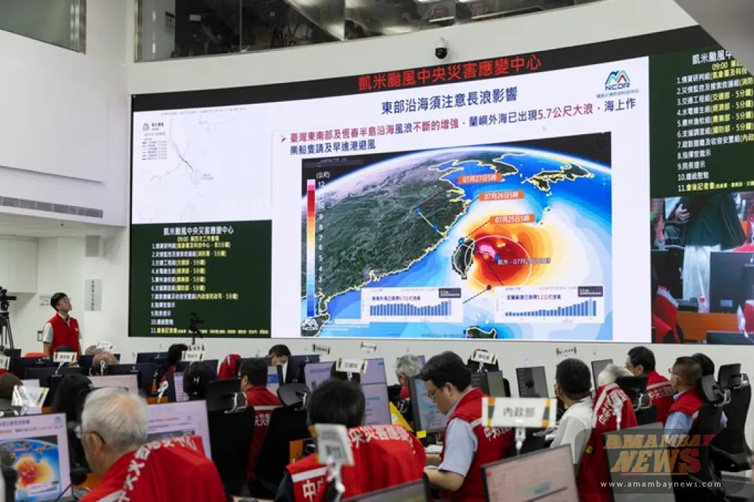 El supertifón Gaemi deja al menos un muerto en Taiwán y pone a China en alerta máxima