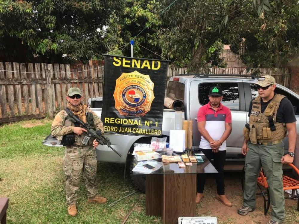 Senad cierra boca de fumo en Capitán Bado