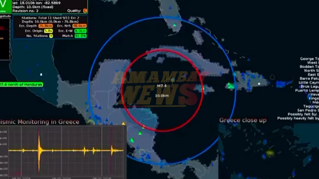 Sismo de 7,6 sacudió el mar caribe y hay alerta de tsunami