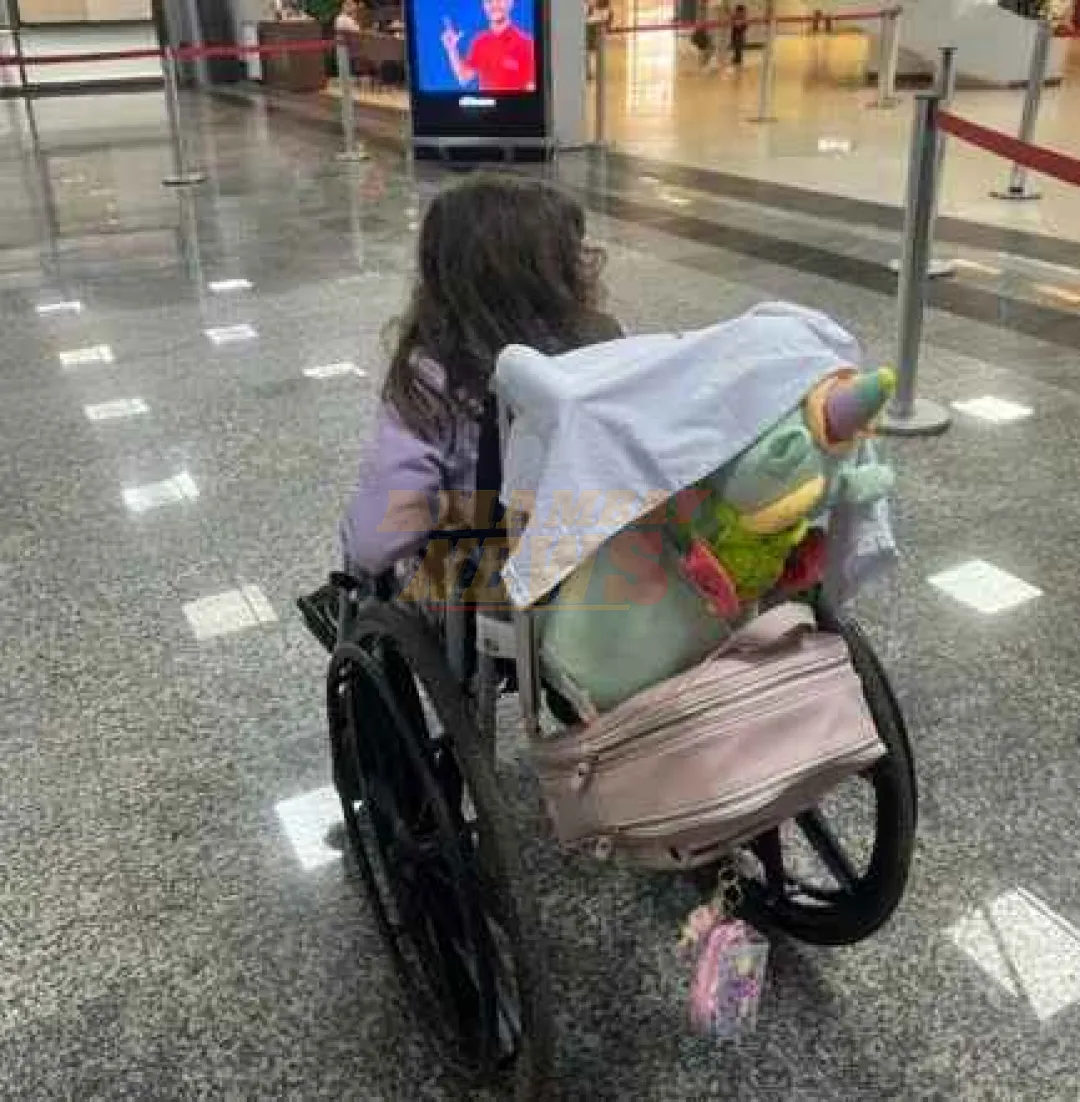 Niña alemana retorna a su país tras perder a toda su familia en accidente en Paraguay