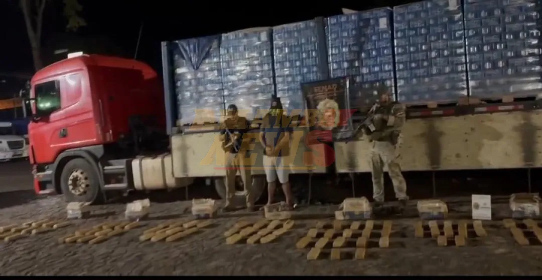 SENAD detectó carga de marihuana en un camión que transportaba cervezas