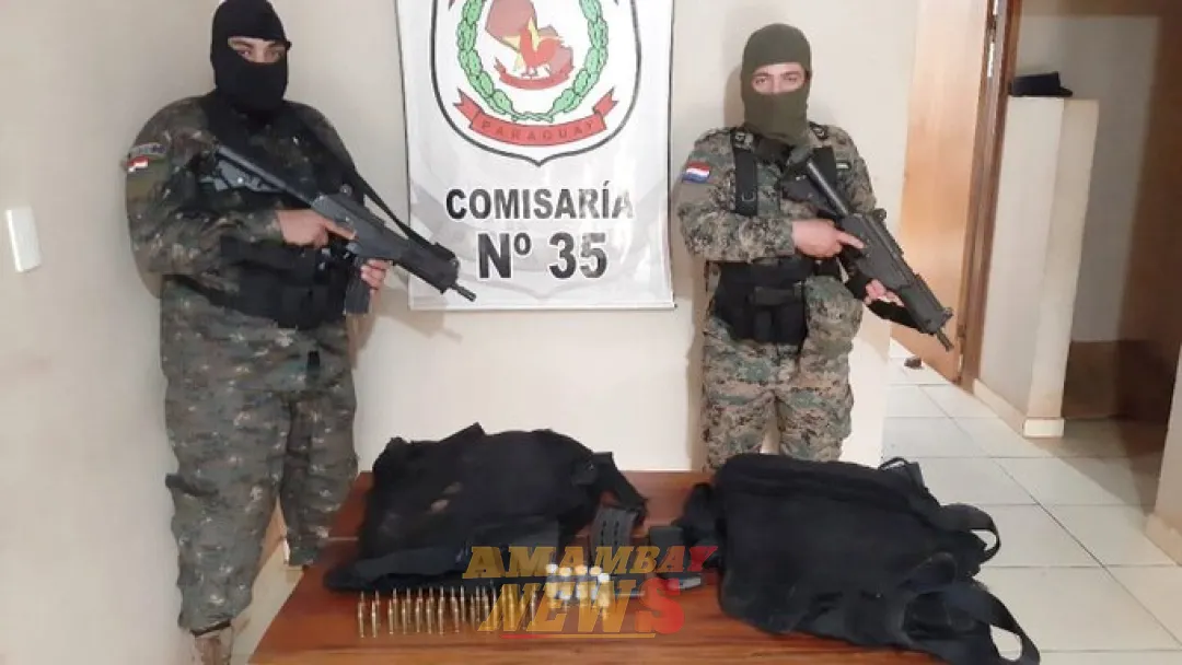 Policía halla varios elementos tras enfrentamiento con delincuentes en Alto Verá