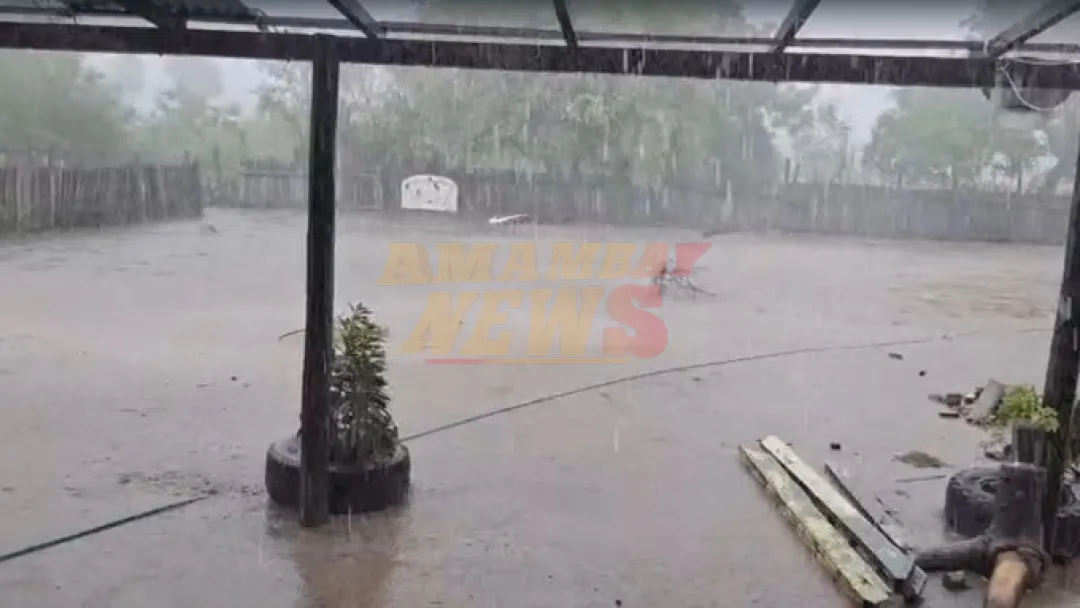 Una fuerte tormenta con algunos daños materiales se registro en Alto Paraguay