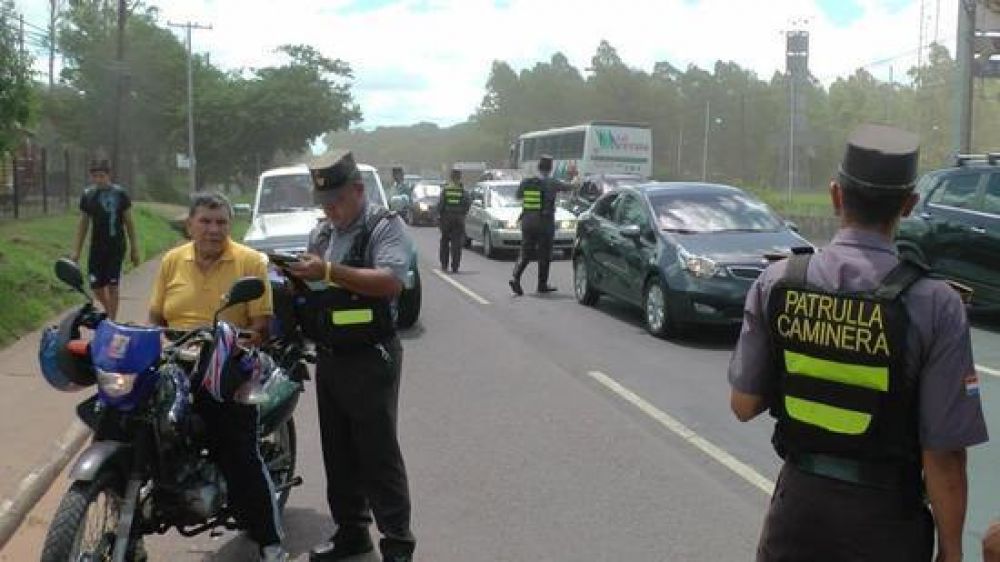 Más de 350 ebrios al volante fueron retenidos por la Caminera
