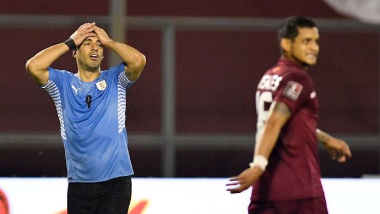 Uruguay no encuentra los goles y empata con Venezuela