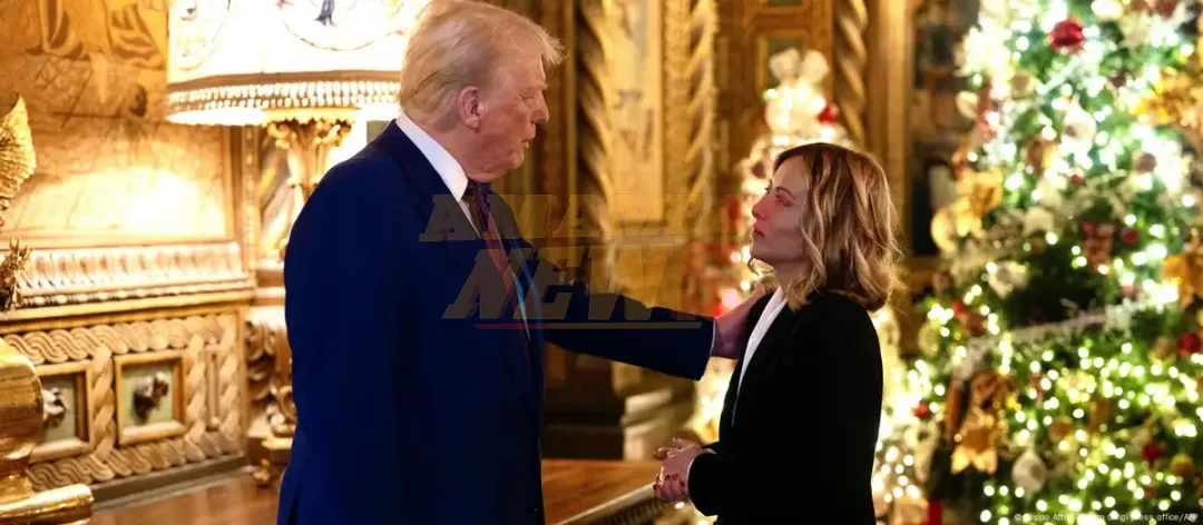 Giorgia Meloni realiza una visita sorpresa a Donald Trump